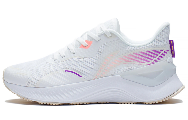 LiNing YueYing 1.0 Yueying Breathable Low top Running Shoes Women's White Purple