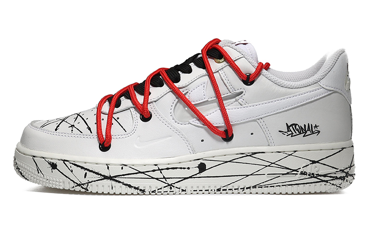 Nike Air Force 1 Low Top Skateboard Shoes Men's White