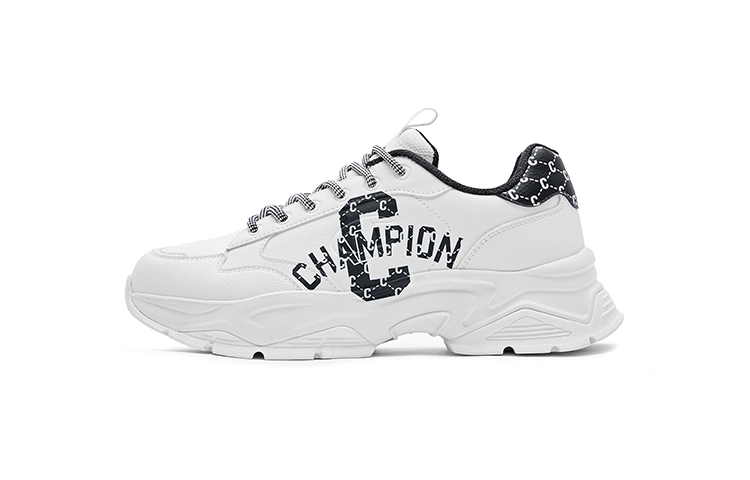 Champion Low Top Chunky Sneakers Men's Black White