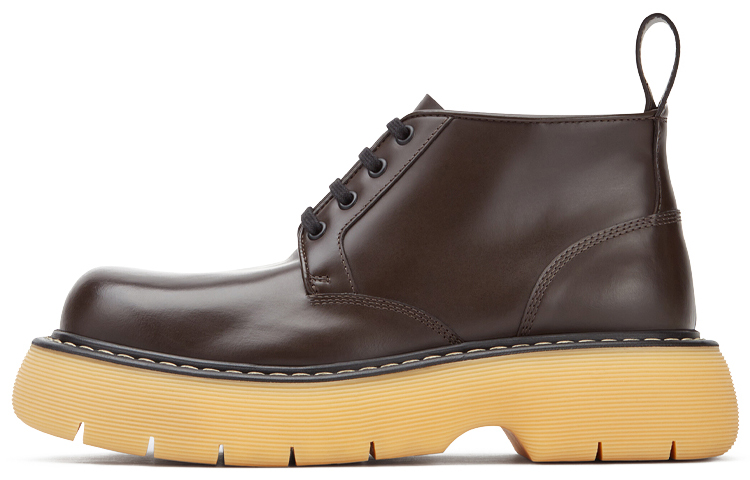 Bottega Veneta Bounce Ankle Boot Brown Women's