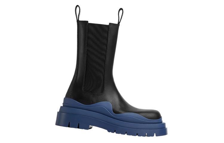Bottega Veneta Tire Boots Black Blue