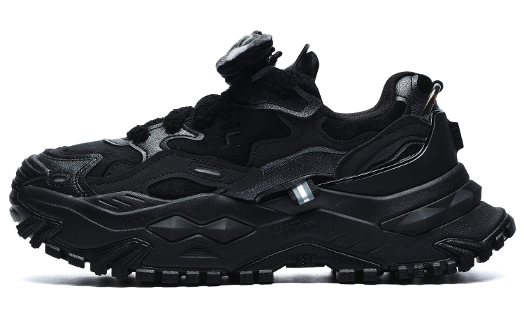 FILA FUSION Bianco Sneakers 'Black Grey' Women's