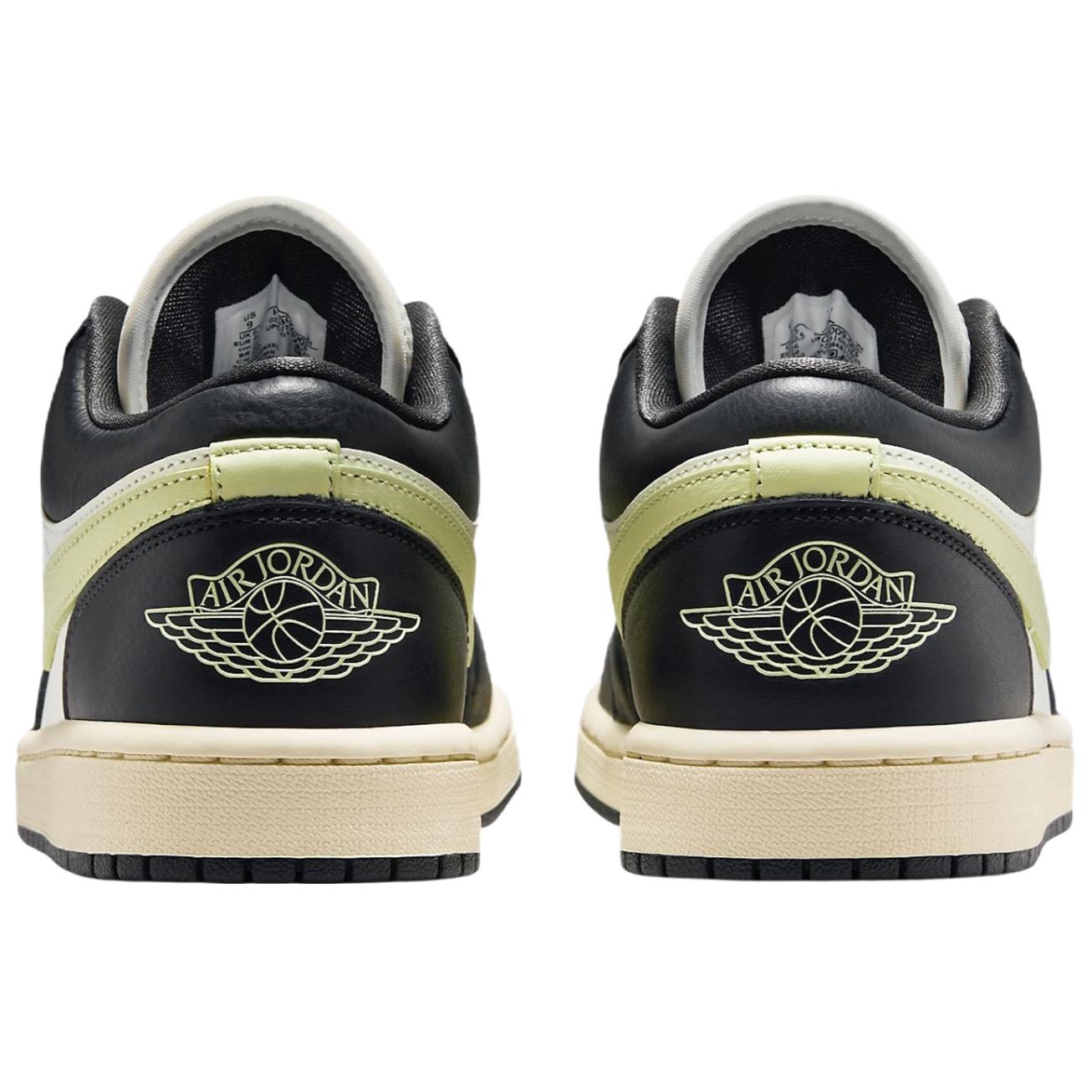 Jordan Air Jordan 1 Slip Resistant Abrasion Resistant Low top Vintage Basketball Shoes Unisex Black White купить в интернет-магазине Yoocart с быстрой доставкой по России.