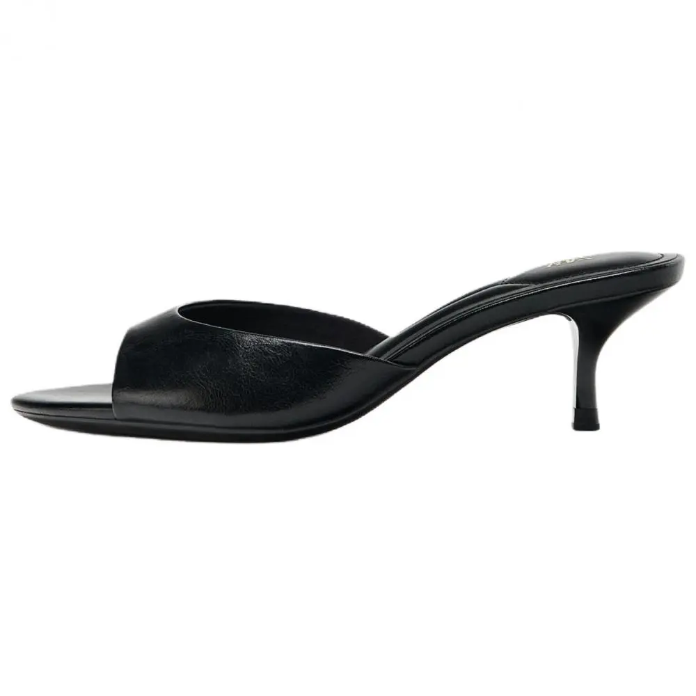 ZARA Abrasion Resistant Slide Slippers Women's Black