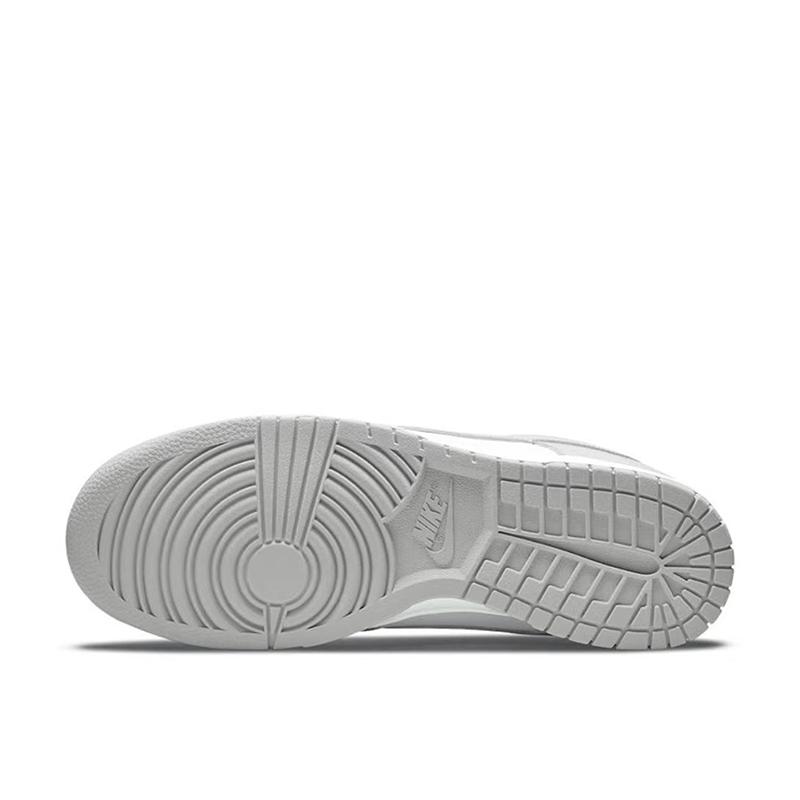 Nike Dunk Skateboard Shoes Men Low-Top White Gray