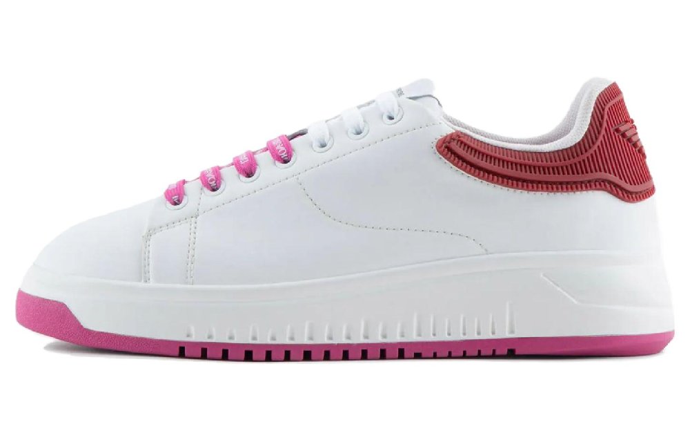 EMPORIO ARMANI Low-Top Skateboard Shoes Women's Red