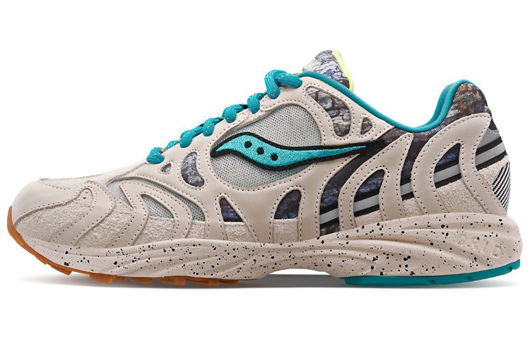 saucony Grid Azura 2000 Reflect Camo Creme Blue
