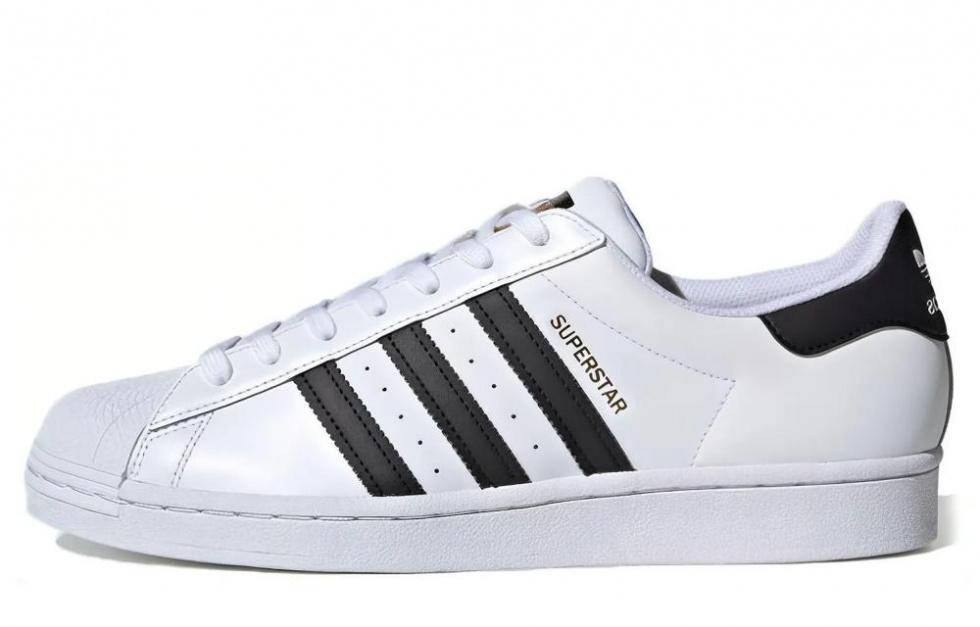 Adidas Originals Superstar Skateboard Shoes Unisex Low-Top Black White Blue купить в интернет-магазине Yoocart с быстрой доставкой по России.