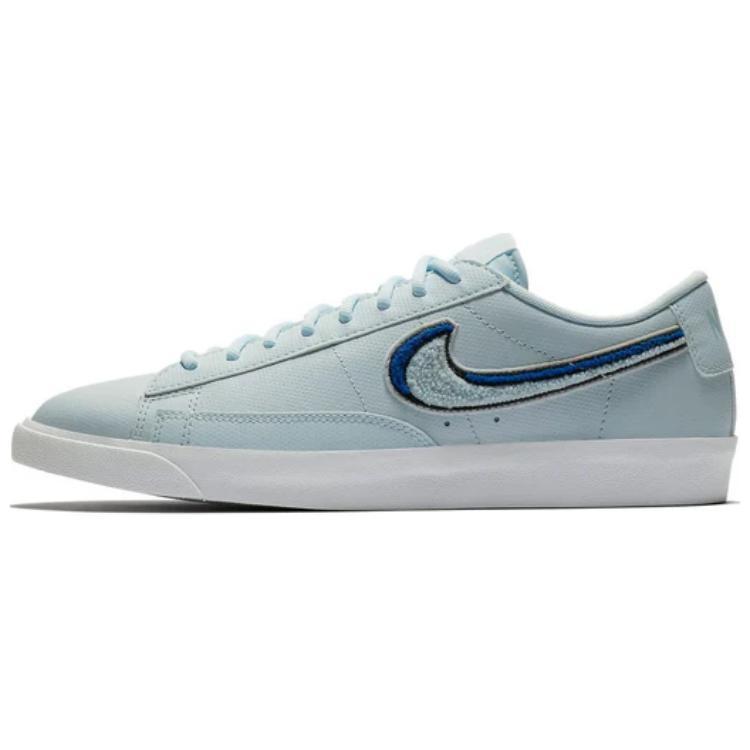 Nike Blazer Low 3D Chenille Swoosh Blue Tint