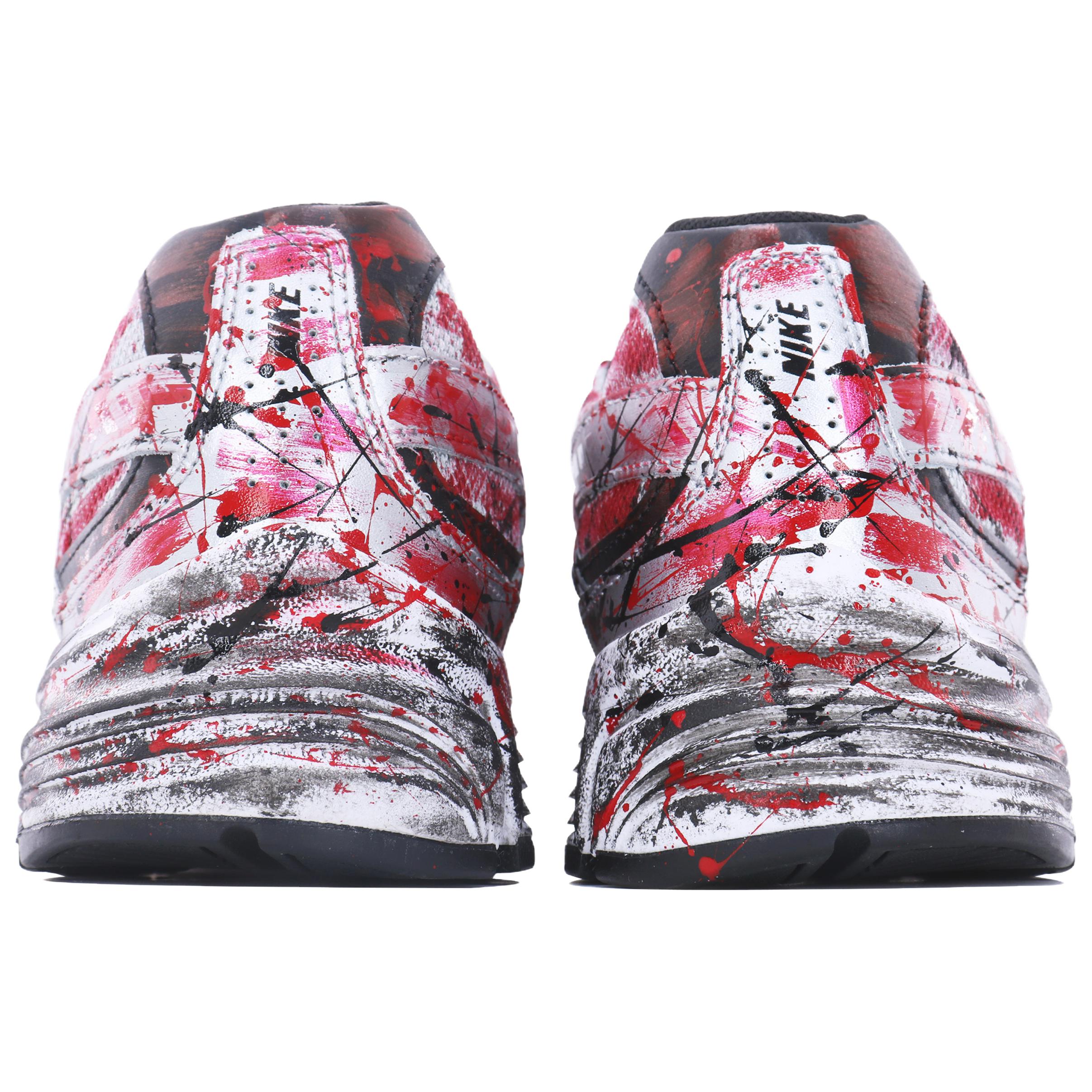 Nike Initiator Low Top Running Shoes Men's Black Red Silver купить в интернет-магазине Yoocart с быстрой доставкой по России.