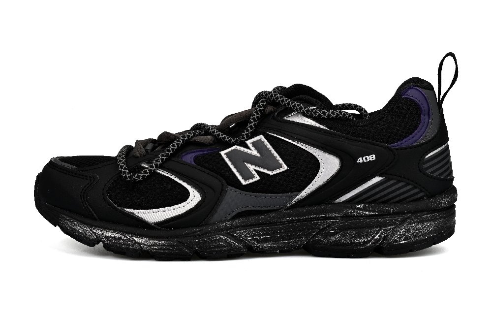 New Balance 408 Breathable Low-Top Casual Running Shoes Unisex Black