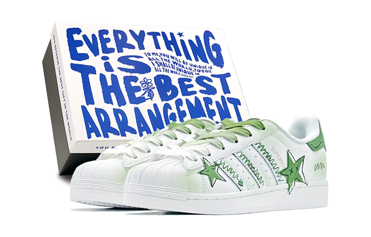 Adidas Originals Superstar Low-Top Skateboard Shoes Unisex Pink White