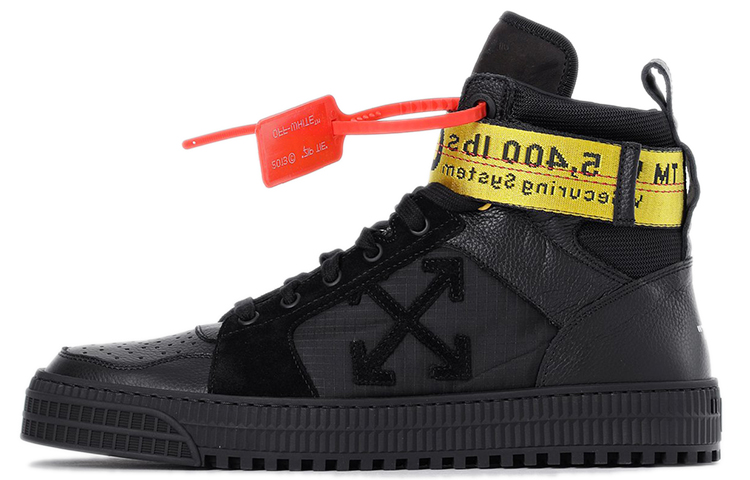 OFF WHITE High Top Sneaker 'Black'