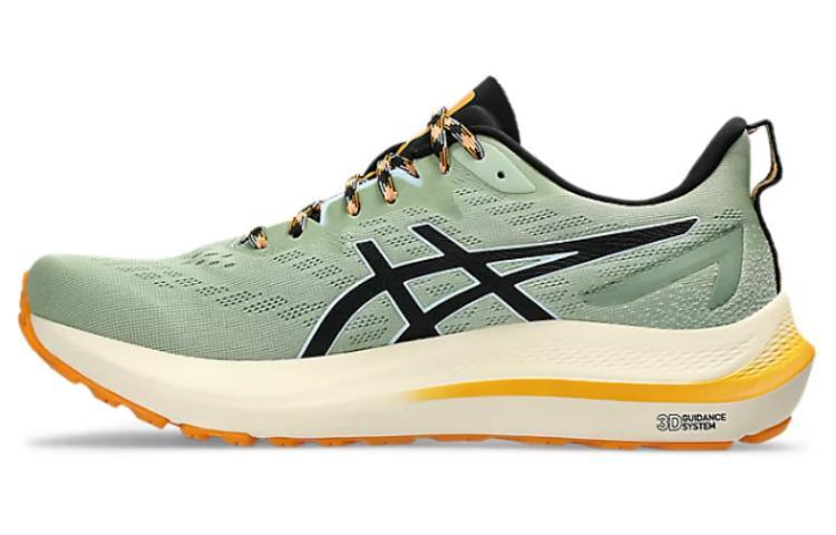 Asics GT 2000 12 Беговые кроссовки Низкие Бежево-зеленые Мужские