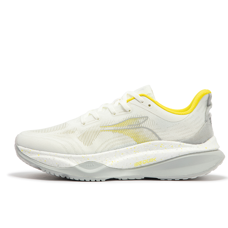361° Cushioning Wear-Resistant Low-Top Running Shoes Men's White Gray