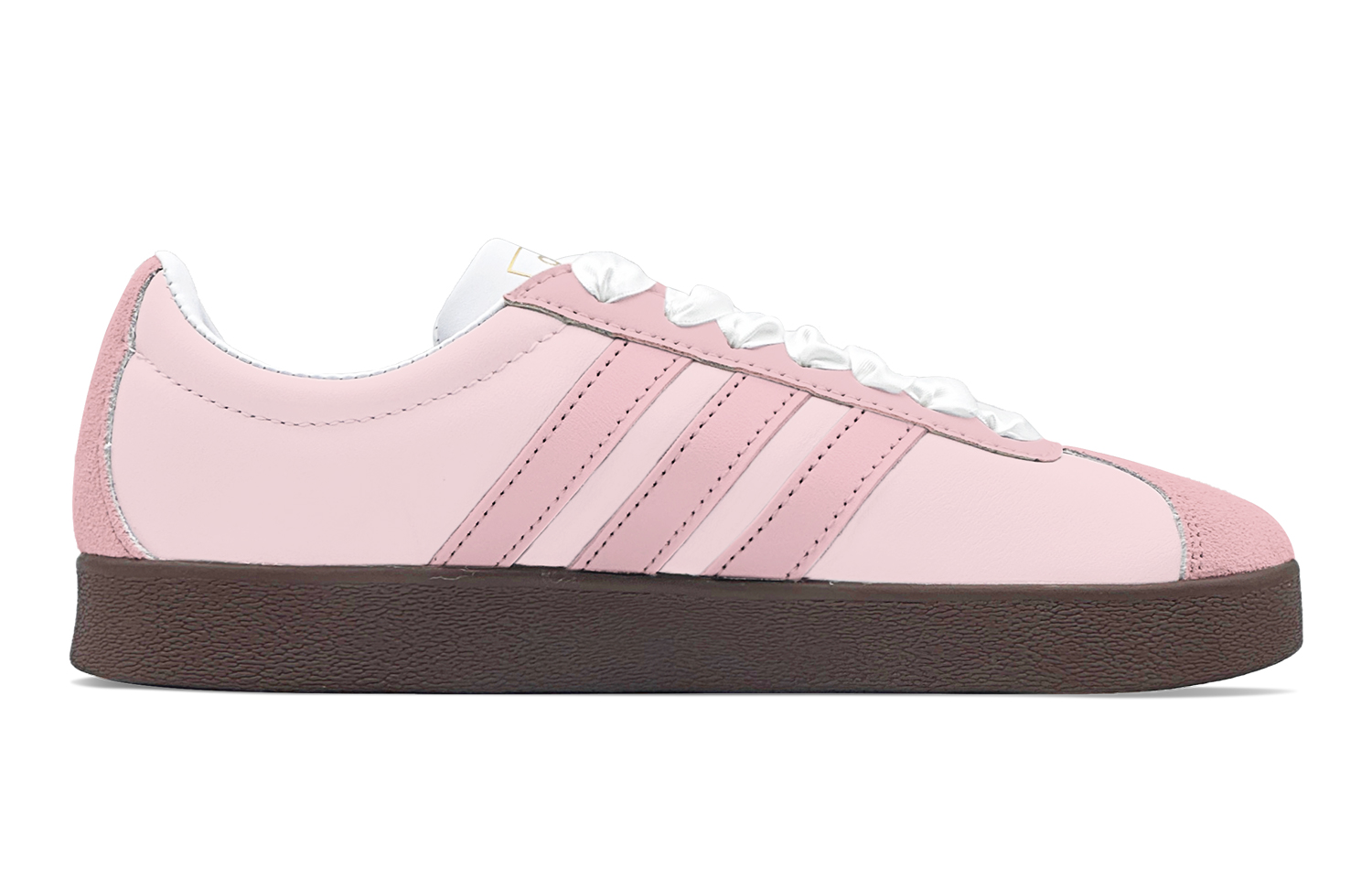 Adidas Neo Vl Court Anti-Slip Wear-Resistant Low-Top Skateboard Shoes Unisex Pink купить в интернет-магазине Yoocart с быстрой доставкой по России.