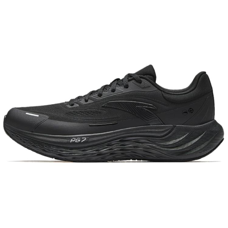 Anta Travel Step PG7 Rebound Low Top City Commute Running Shoes Men's Basic Black