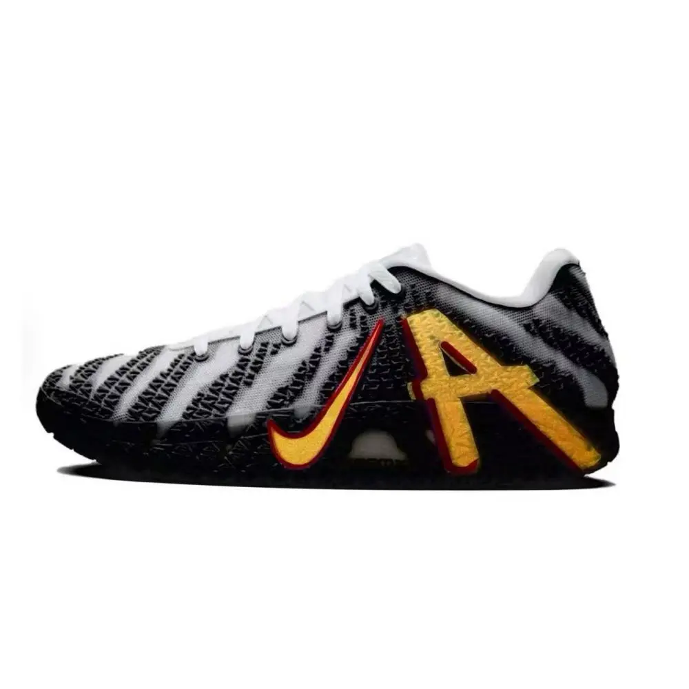 Nike Ja Morant 3 Zebra Tiger, Versatile Monster Coverage Low top Basketball Shoes Unisex Black Gray