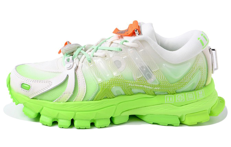 LiNing Casual Shoes Women's Low-Top White/Green