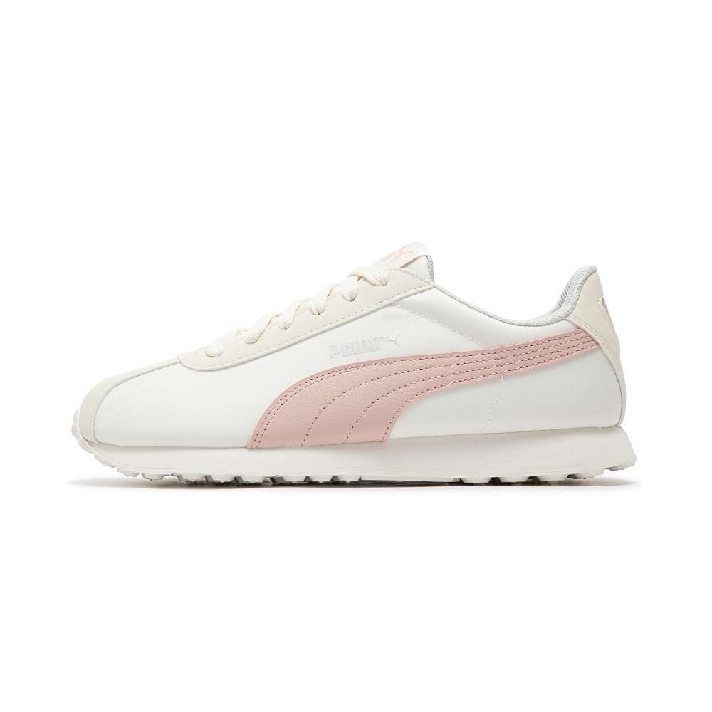 PUMA Abrasion Resistant Coverage Low Top Casual Shoes Unisex White Pink