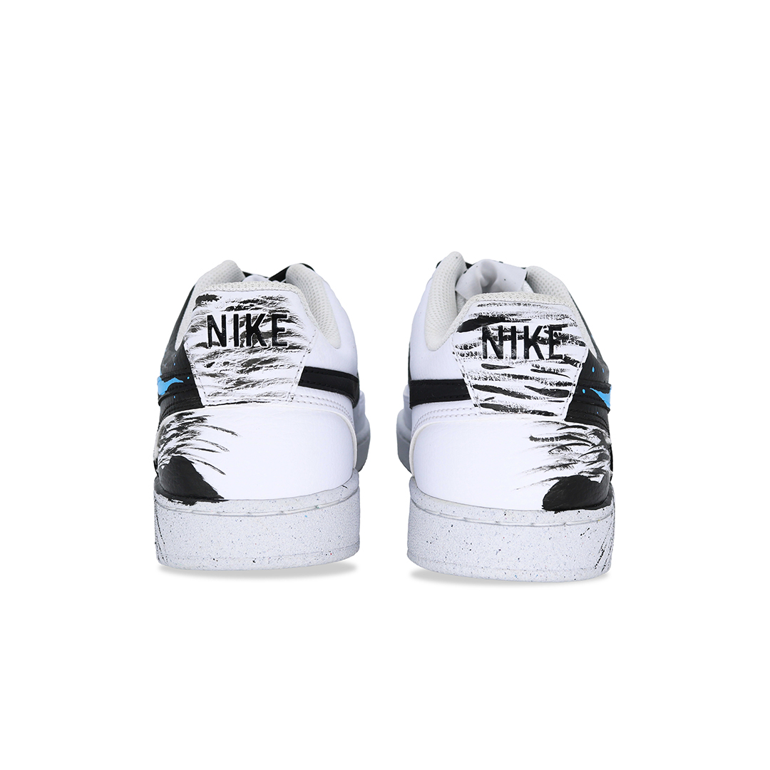 Nike Court Vision Skateboard Shoes Men's Low top White/Black/Blue купить в интернет-магазине Yoocart с быстрой доставкой по России.