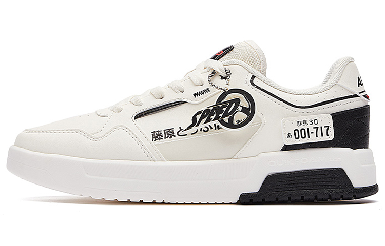 TOUWENZI D x 361° Headword D Co Branded Slip Resistant And Breathable Low Top Skateboard Shoes Women's Feather White