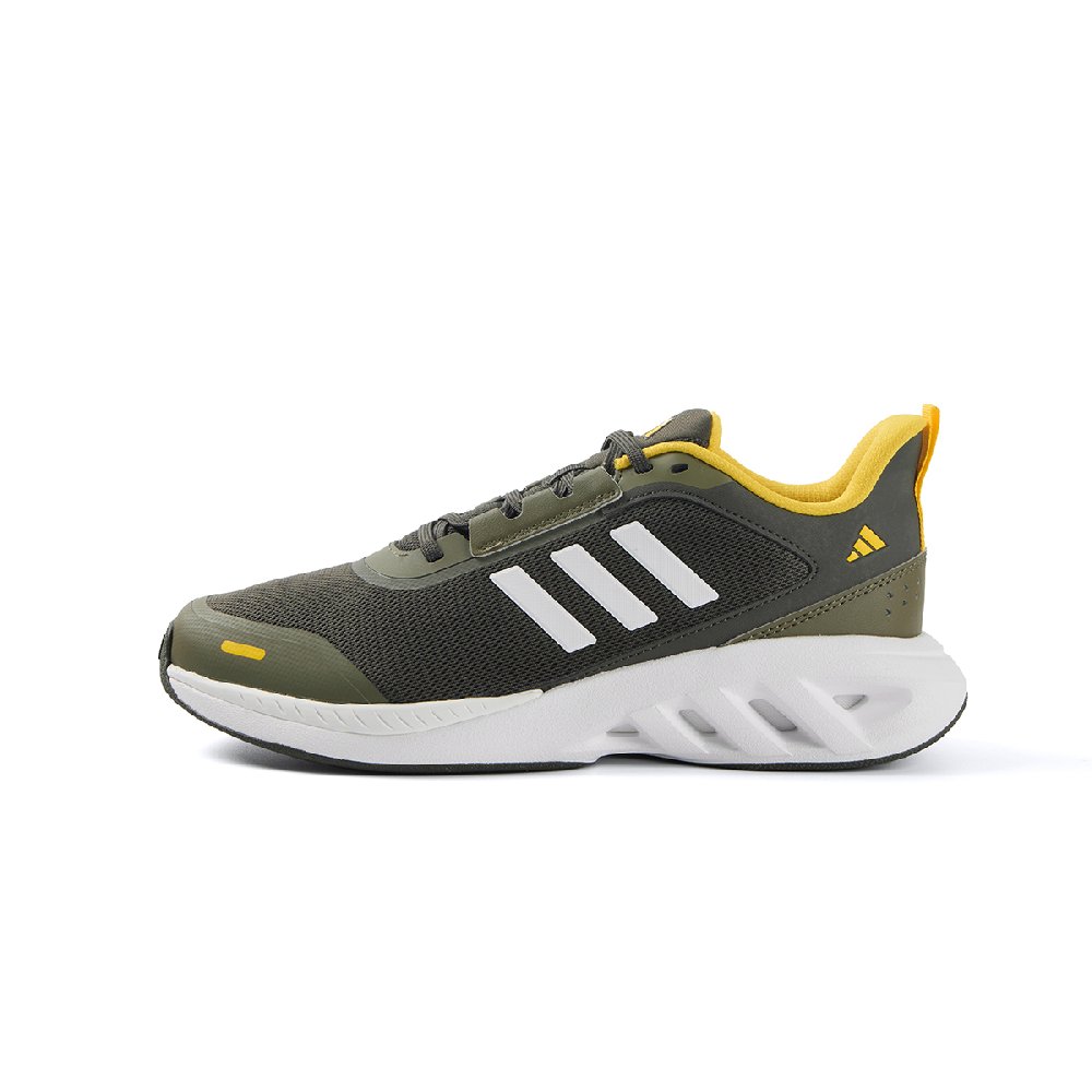 Adidas Cushioning Breathable Lightweight Low-Top Running Shoes Unisex Olive Green