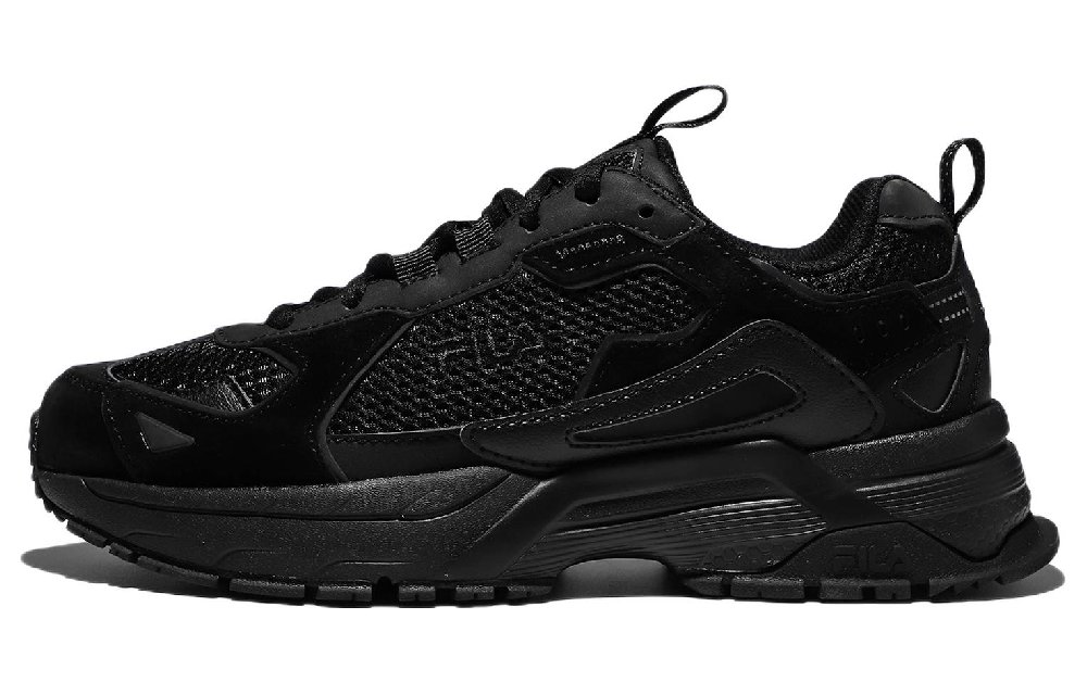 FILA Fire Cracker Fire Cracker Low Top Casual Shoes Unisex Black Korean Style