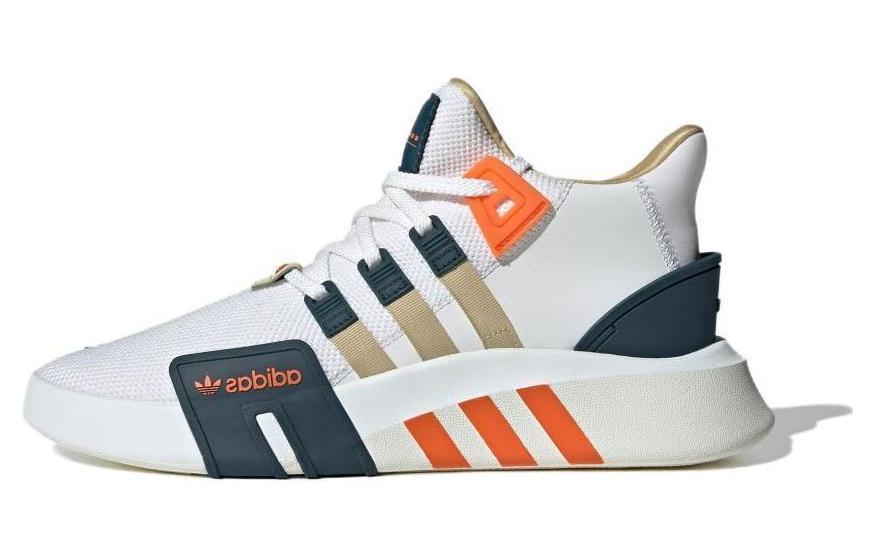 Adidas Originals Eqt Bask Adv Повседневная обувь MID Top Белый/оранжевый Унисекс