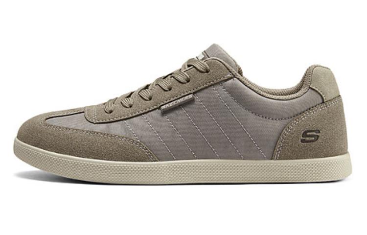 Skechers Cushioning Wear-Resistant Low-Top Skateboard Shoes Men's Taupe