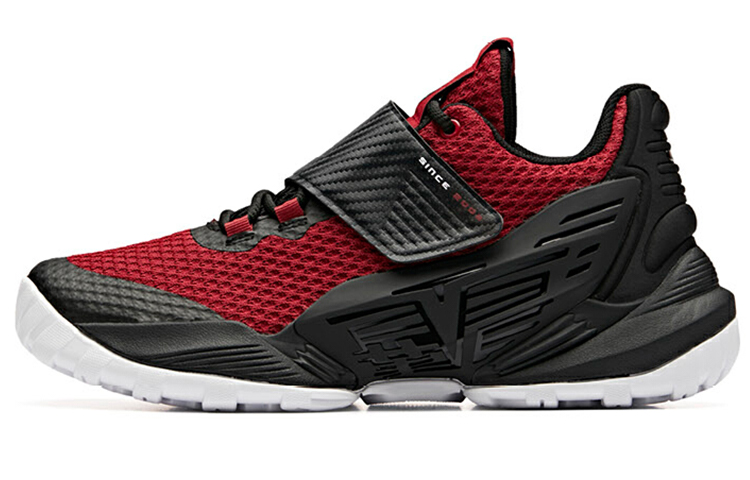 Anta Bastard Low-Top Vintage Basketball Shoes Men's Red Black