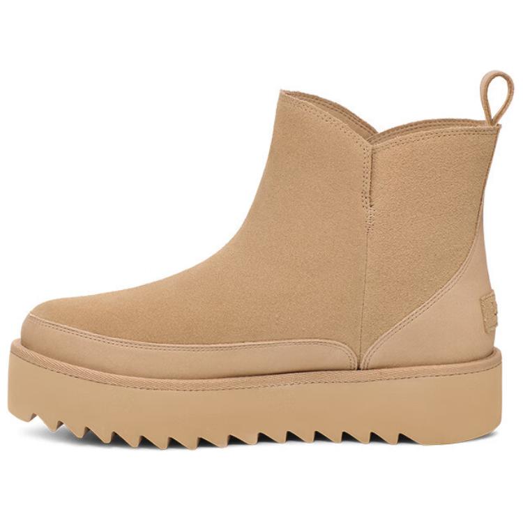 UGG Warm Height Increasing Short Snow Boots Women's Yellow