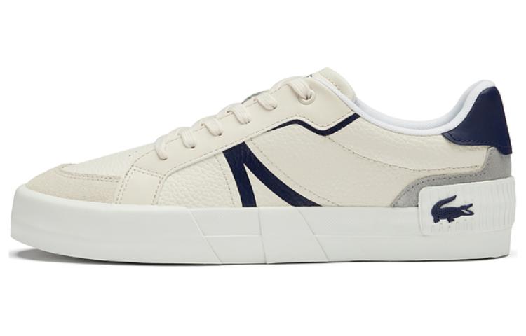 LACOSTE Low-Top Skateboard Shoes Men's Beige