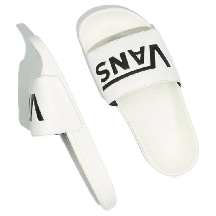 Vans Slide On White Slippers Women's