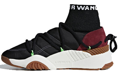 Adidas Originals Aw Puff Trainer Alexander Wang Core Black Solar Green