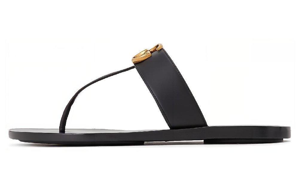GUCCI Leather Thong Sandals Women's