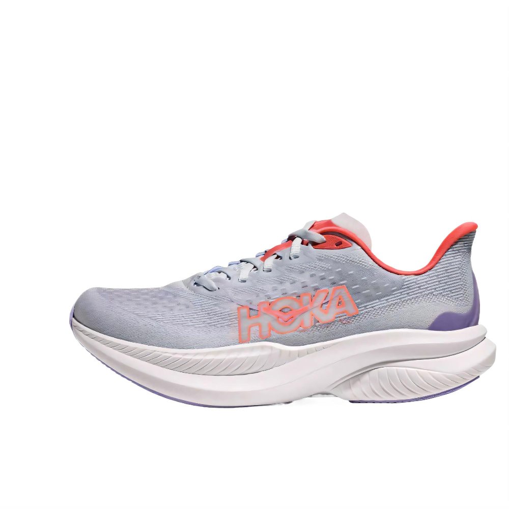 HOKA ONE ONE MACH 6 Cushioning And Breathable Low Top Training Racing Running Shoes Women's Gray