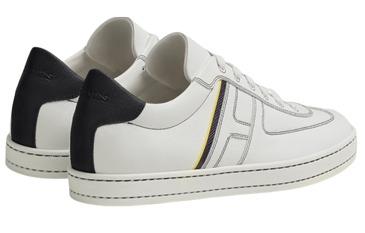 HERMES Low Top Stylish Skateboarding Shoes Men's White