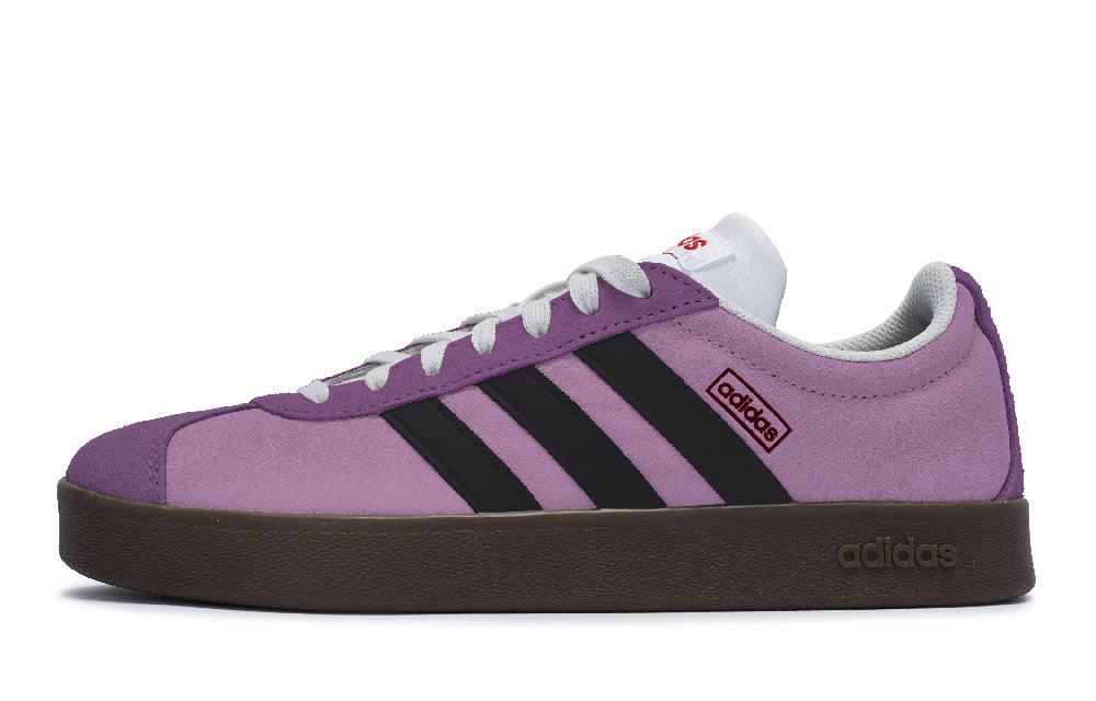 Adidas Neo Vl Court 811 Manufacture Grape Oolong Low-Top Skateboard Shoes Unisex Purple Black