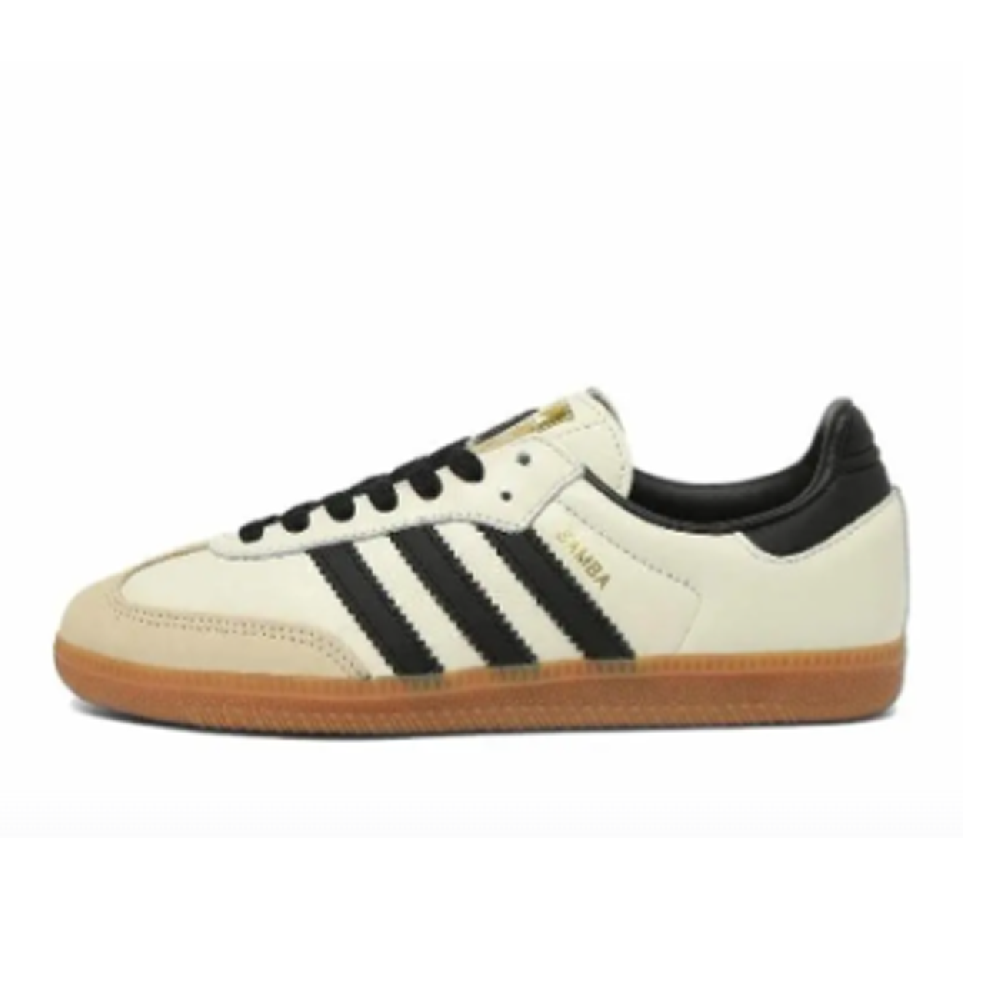 Adidas Originals SAMBA OG Essence Of The World, Farewell Poem Cushioning Low Top Skateboard Shoes Unisex Silver Brown