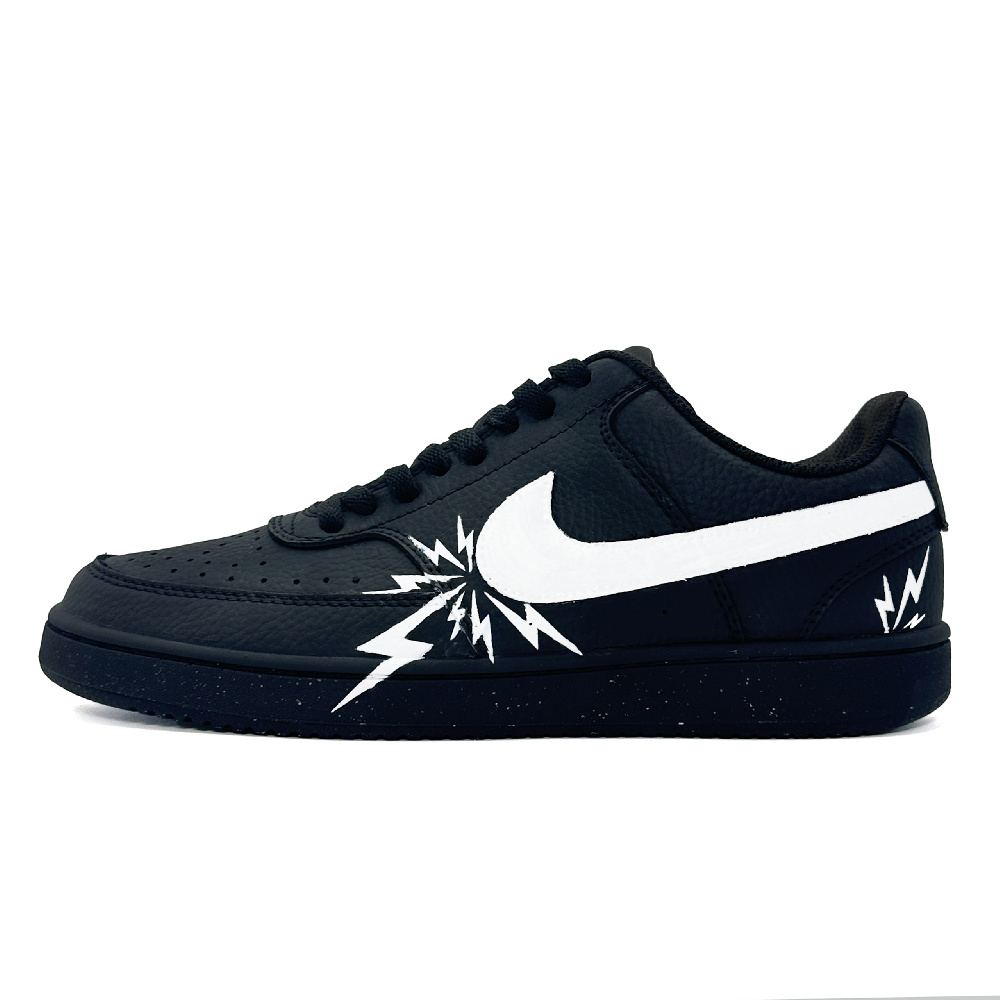 Nike Court Vision Low Skateboard Shoes Unisex Low-Top White