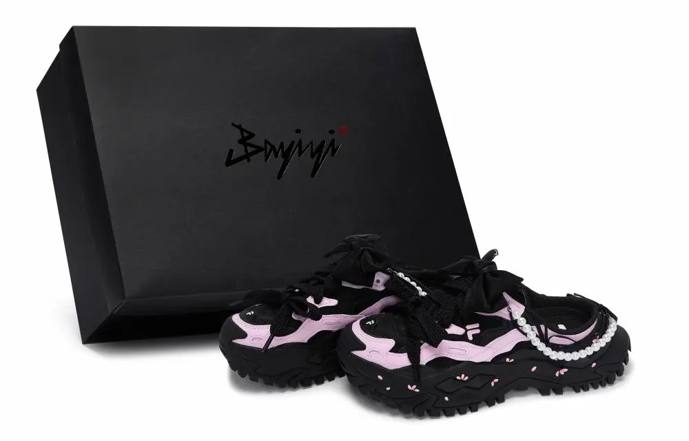 FILA FUSION BIANCO Abrasion Resistant Closed Toe Slippers Women's Black Pink