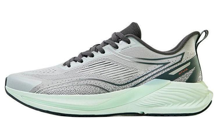 Anta Hydrogen Run 6th Generation Cushioning Wear-Resistant Low-Top Running Shoes Men's Gray