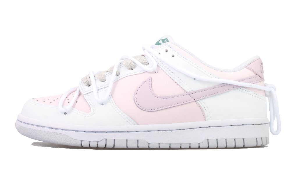 Nike Dunk Low Mineral Teal Low-Top Skateboard Shoes GS Pink White