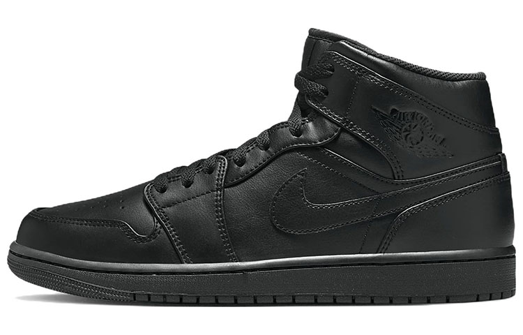 Jordan 1 Mid Triple Black