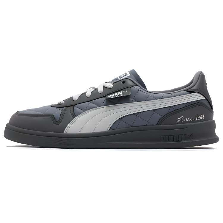 PUMA Low Top Skateboard Shoes Unisex Gray