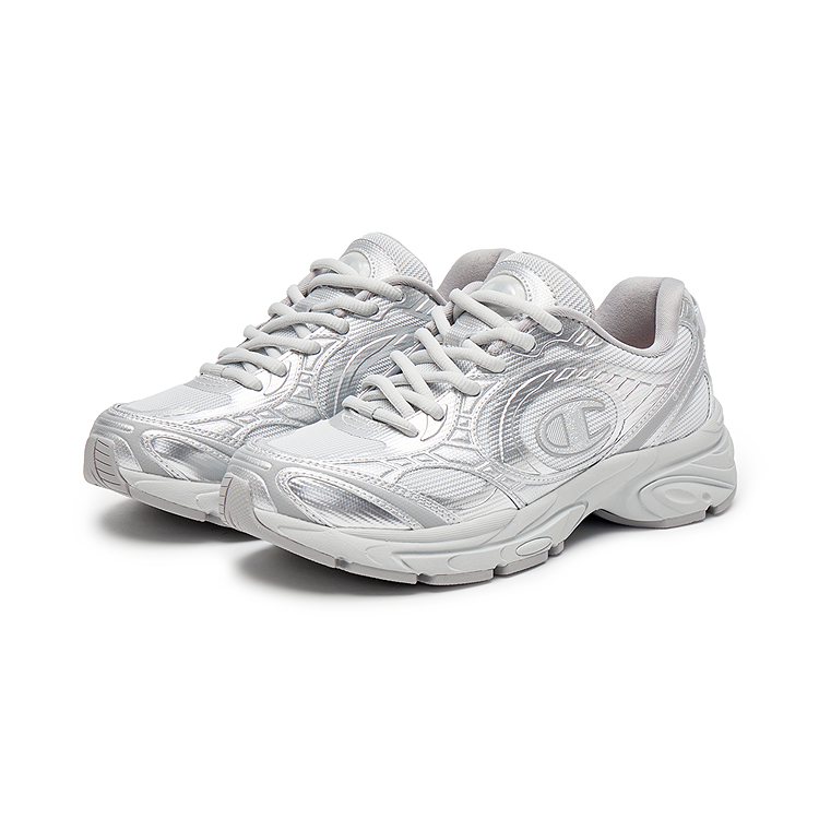 Champion Low Top Running Shoes Unisex Silver White/Daya Gray купить в интернет-магазине Yoocart с быстрой доставкой по России.