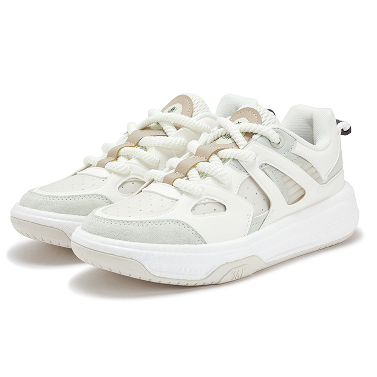 361° Rowing Boat Anti Slip Wear Resistant Low Top Skateboard Shoes Women's White Green купить в интернет-магазине Yoocart с быстрой доставкой по России.