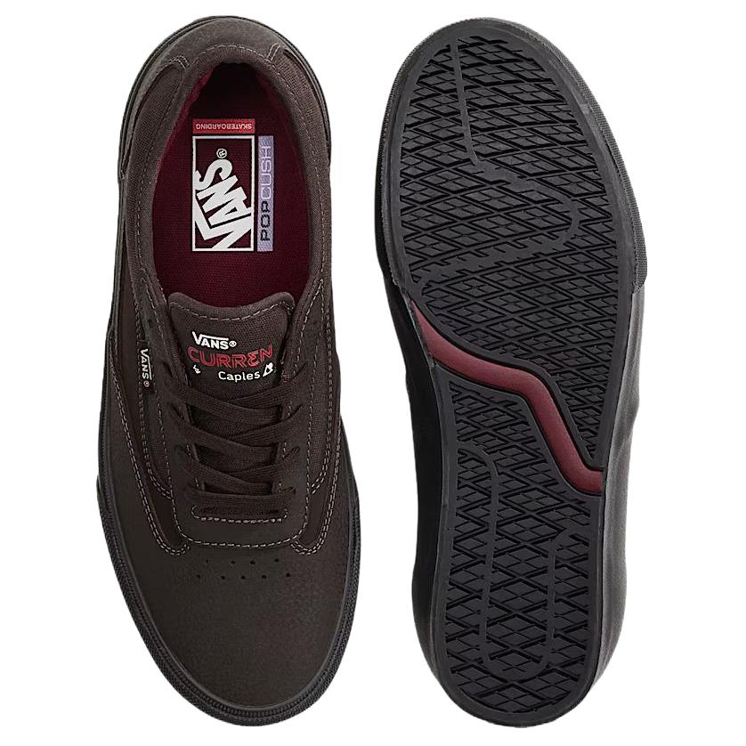 Vans Skate Curren Caples Dark Brown купить в интернет-магазине Yoocart с быстрой доставкой по России.