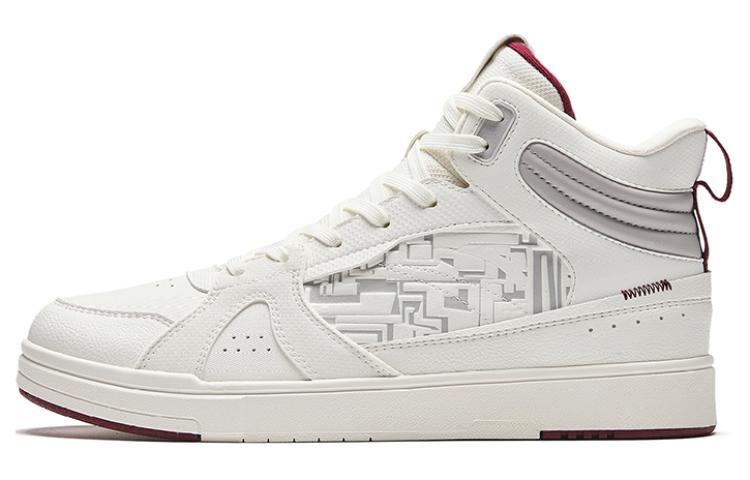 Anta SE High Top Skateboard Shoes Men's White Gray